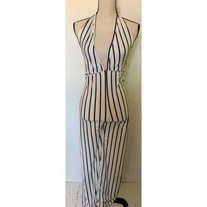 Pinstripe jumpsuit